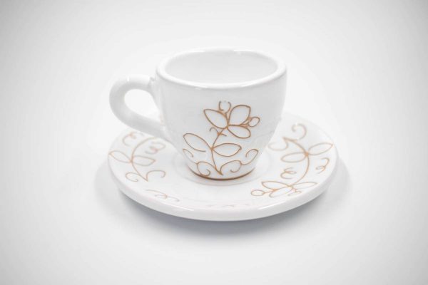 Tazzina caffè con piatto