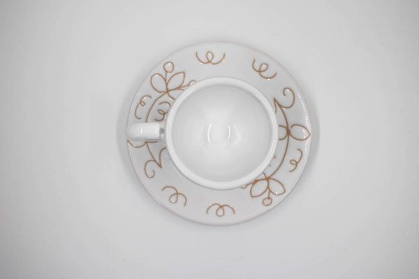 Tazzina caffè con piatto - immagine 2