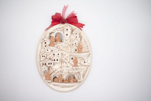 Presepe da appendere H 29cm
